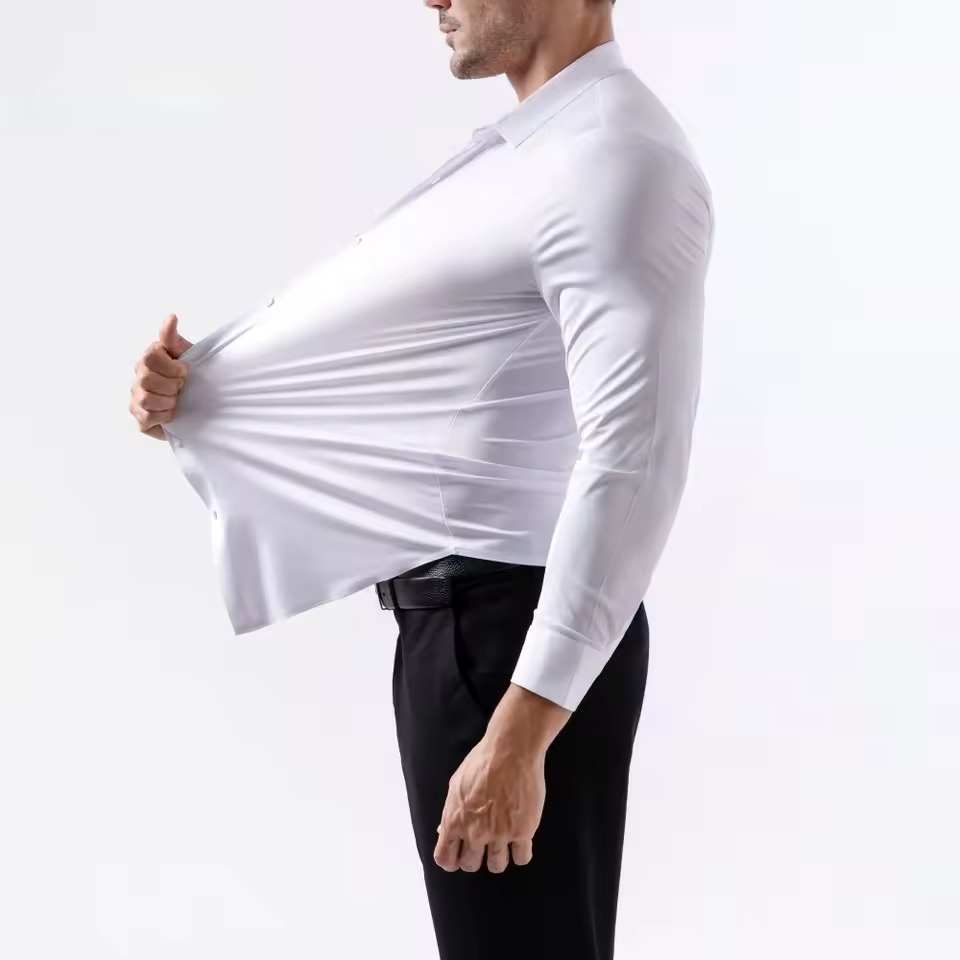 Camisa Elastic Blanca - miniatura 4