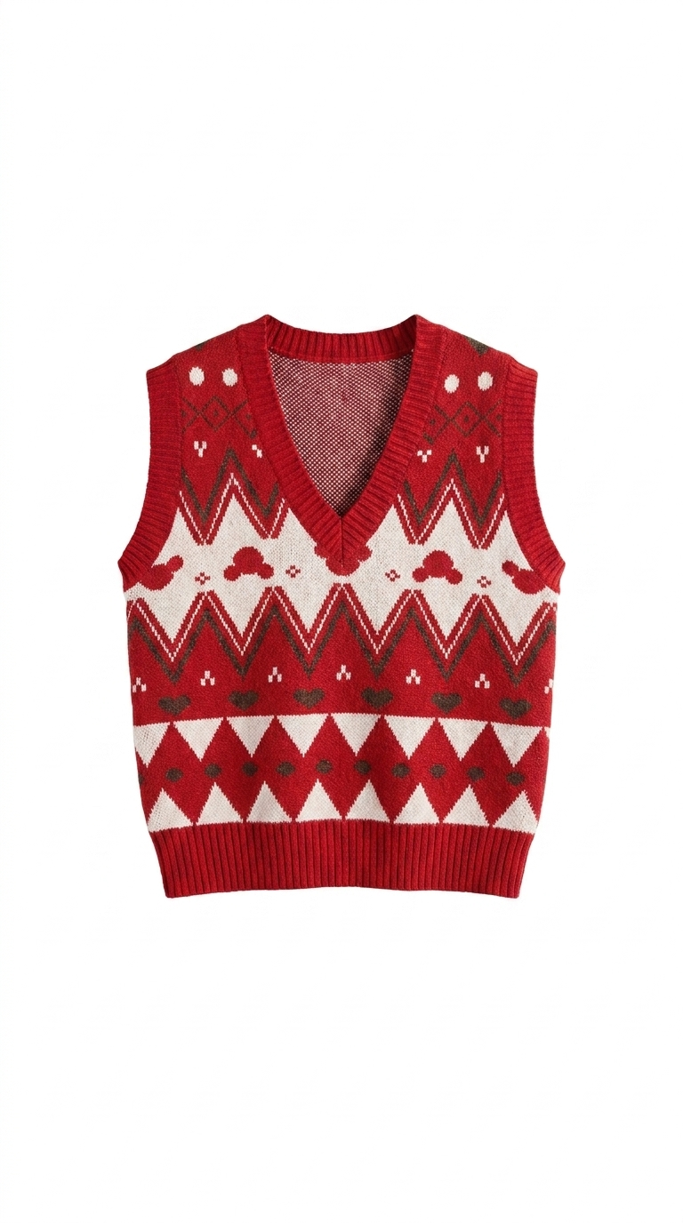 Chaleco Retro Red