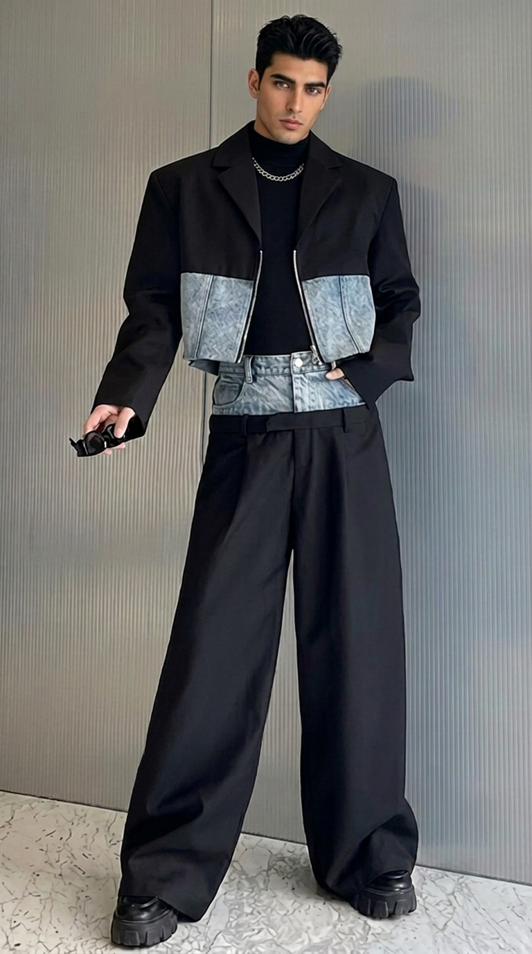 DENIM SUIT